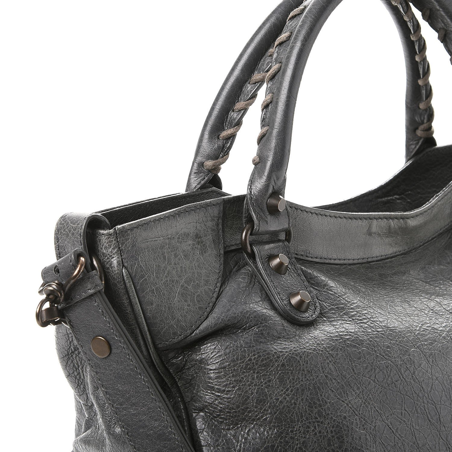 Balenciaga Agneau Classic Hardware Velo Gris Tarmac 11 of 12