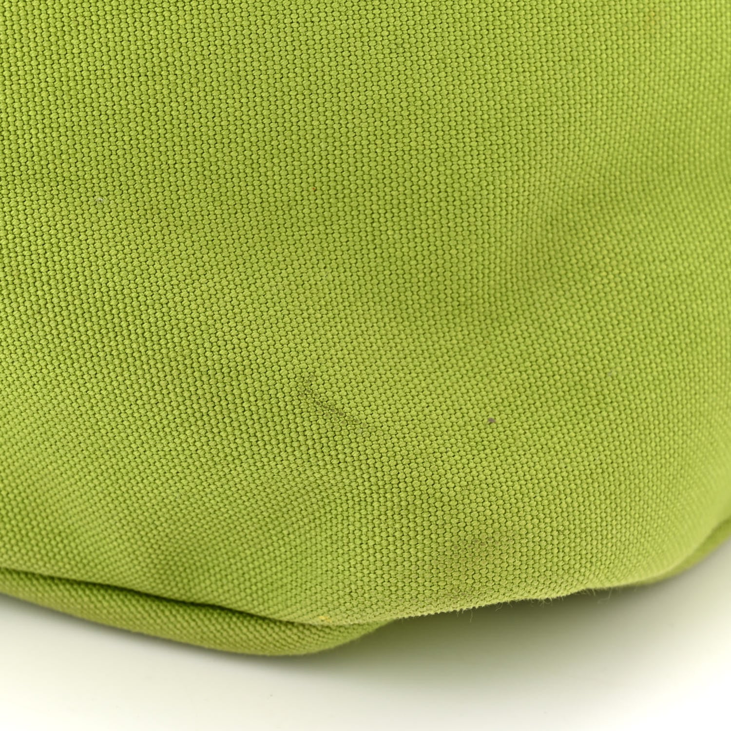 Prada Canapa Logo Embossed Large Triangle Shoulder Bag Felce 12 of 13