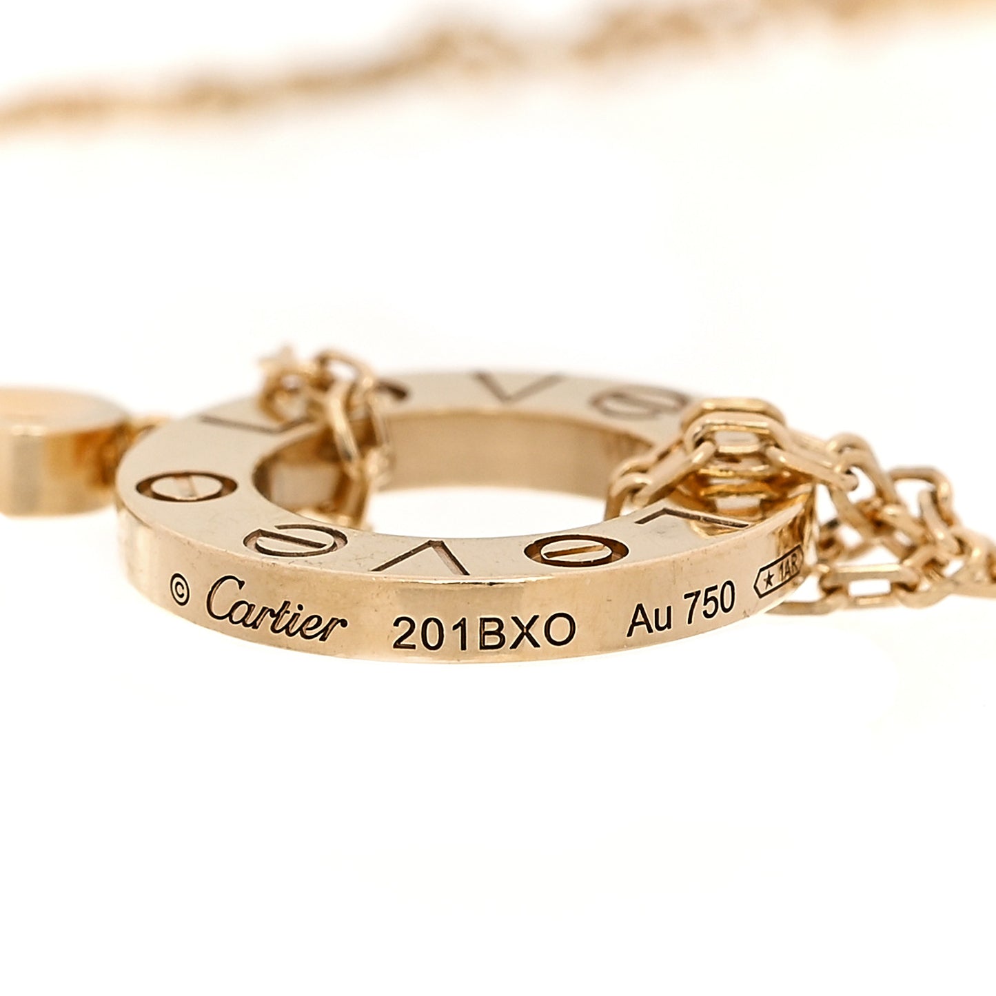 18K Yellow Gold Diamond Love Bracelet