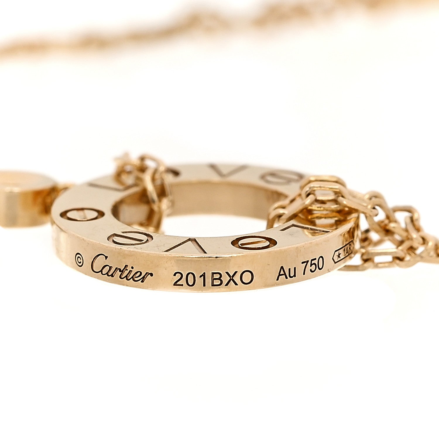Cartier 18K Yellow Gold Diamond Love Bracelet 6 of 7