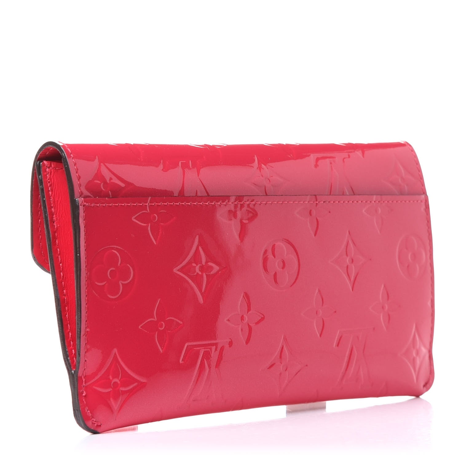 Louis Vuitton Vernis Jeanne Wallet Hot Pink 5 of 7
