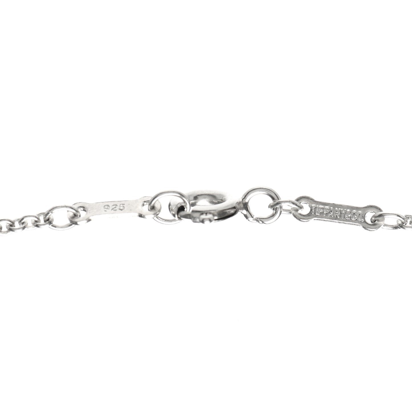 Sterling Silver Elsa Peretti Infinity Cross Pendant Necklace