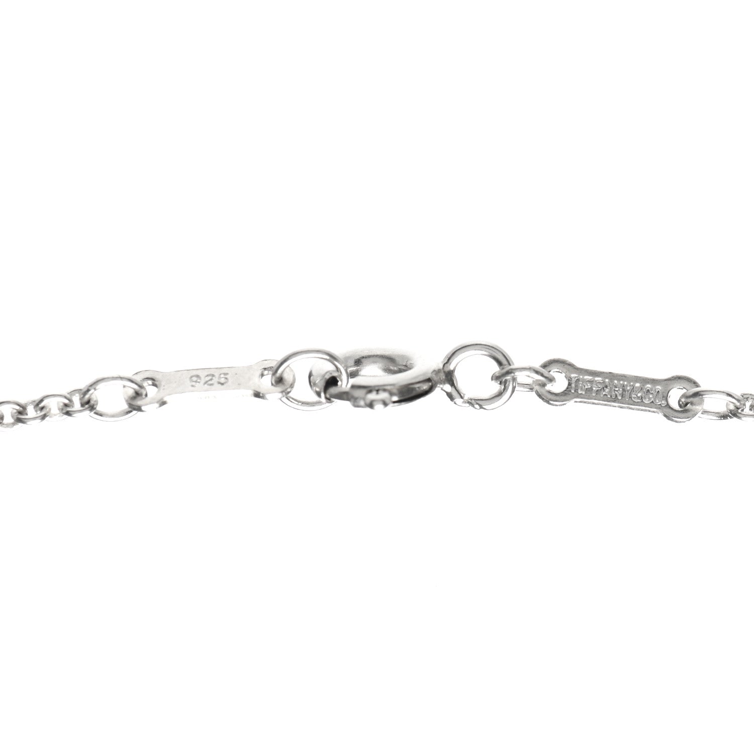 Tiffany Sterling Silver Elsa Peretti Infinity Cross Pendant Necklace 5 of 5