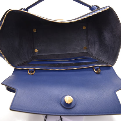 Celine Drummed Calfskin Small Belt Bag Indigo 5 of 9