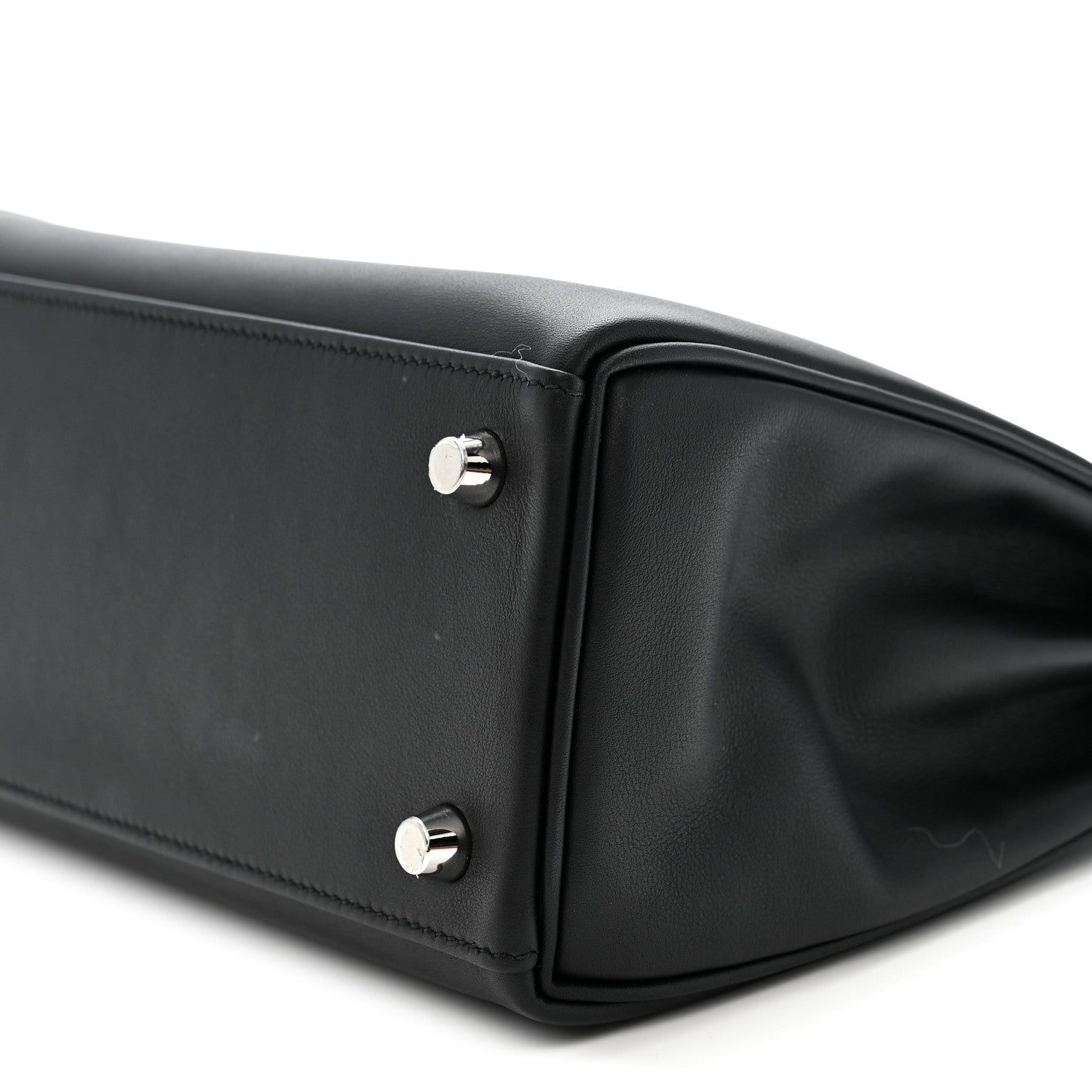 Hermes Swift Kelly Retourne 25 Black 10 of 11