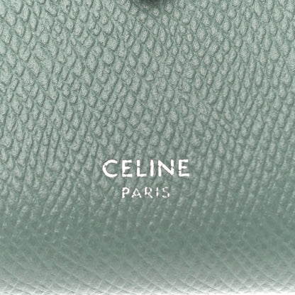 Celine Grained Calfskin Medium Multifunction Strap Wallet Green 6 of 10