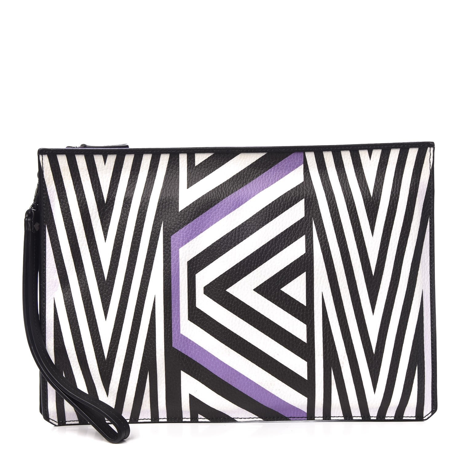 MCM Calfskin Tobias Rehberger Print Pouch Purple 1 of 13