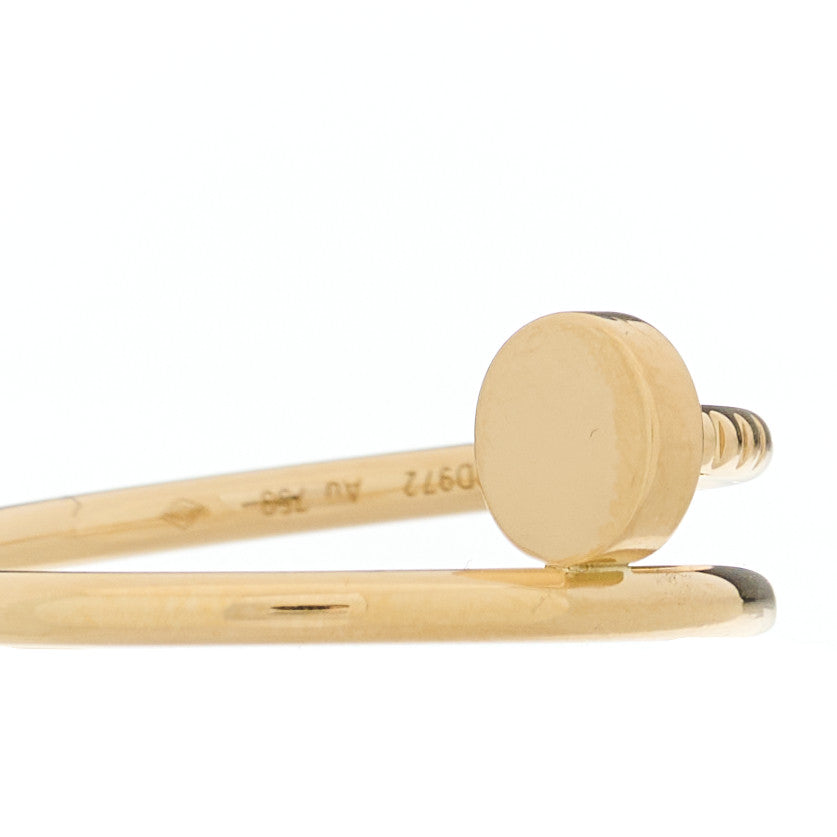 18K Yellow Gold Small Juste Un Clou Ring 59 8.75