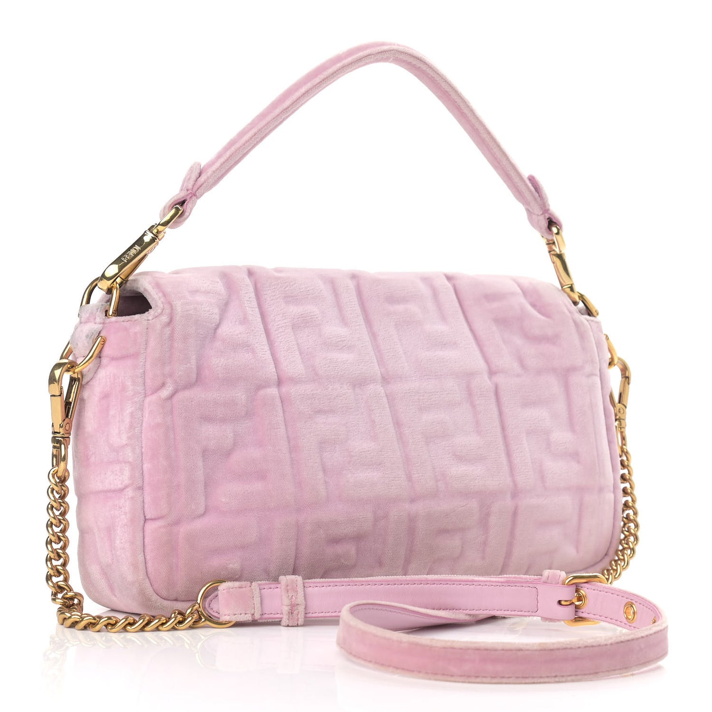 Velvet FF Embossed Baguette Rosa Confetti