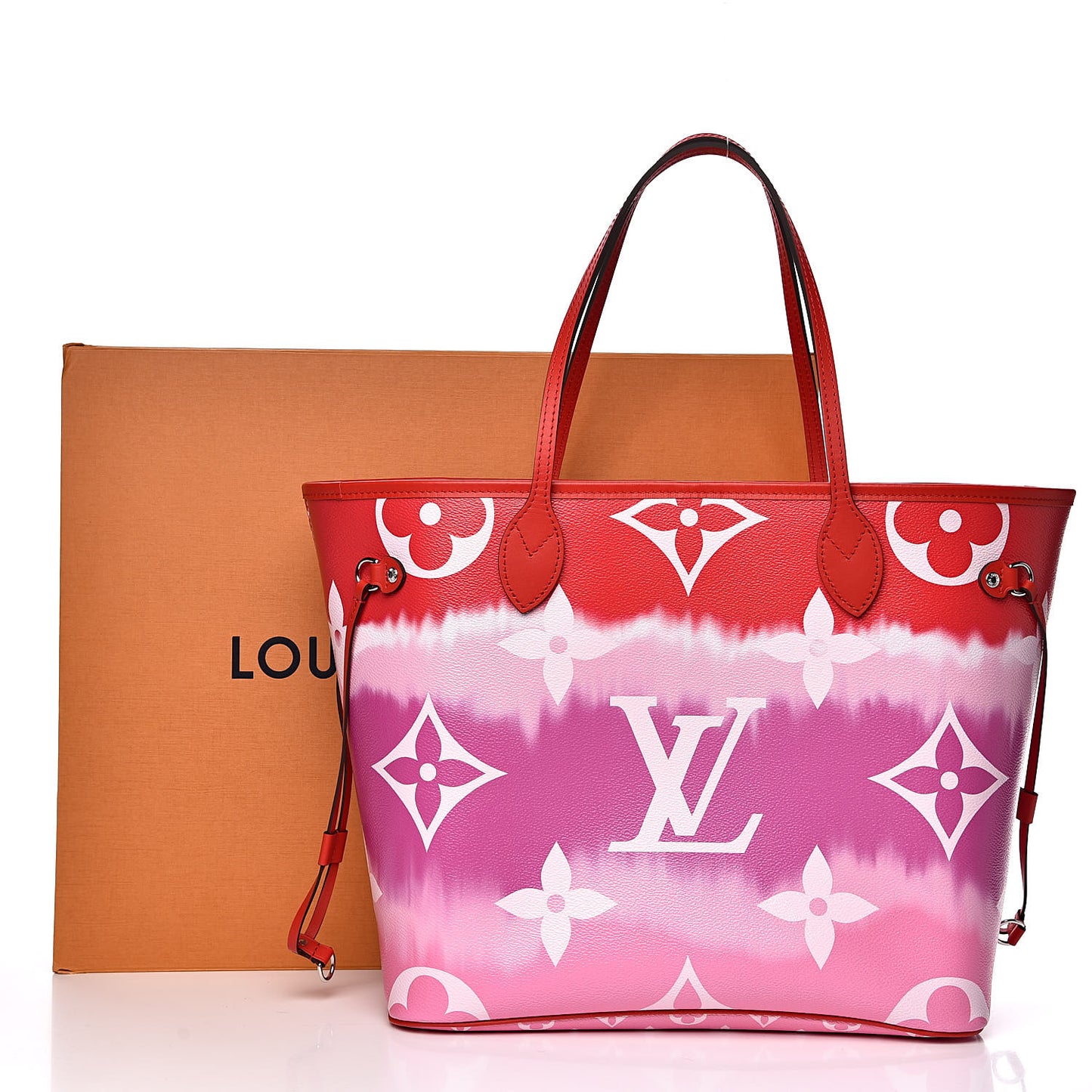 Monogram Escale Neverfull MM Rouge