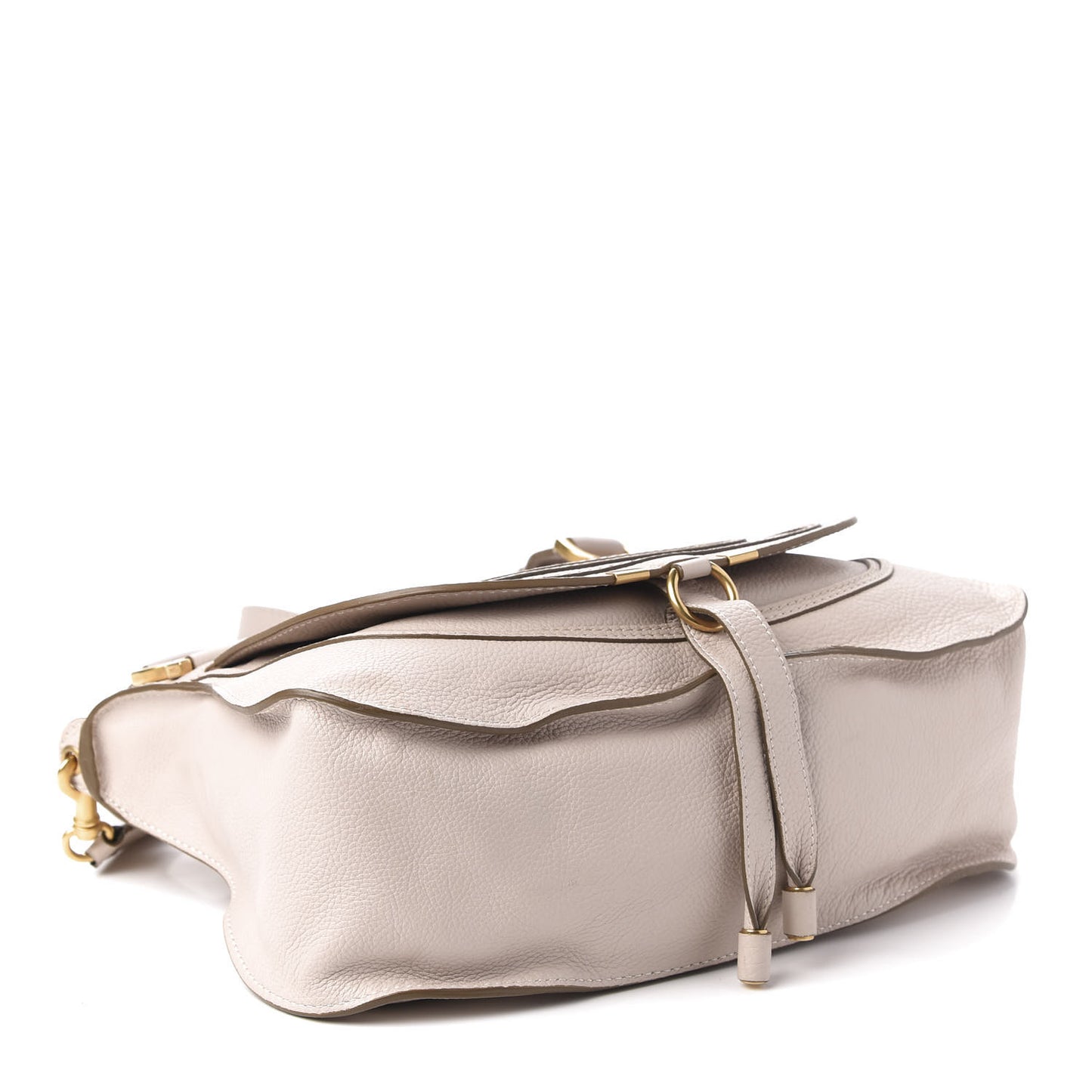 Calfskin Medium Marcie Satchel Abstract White