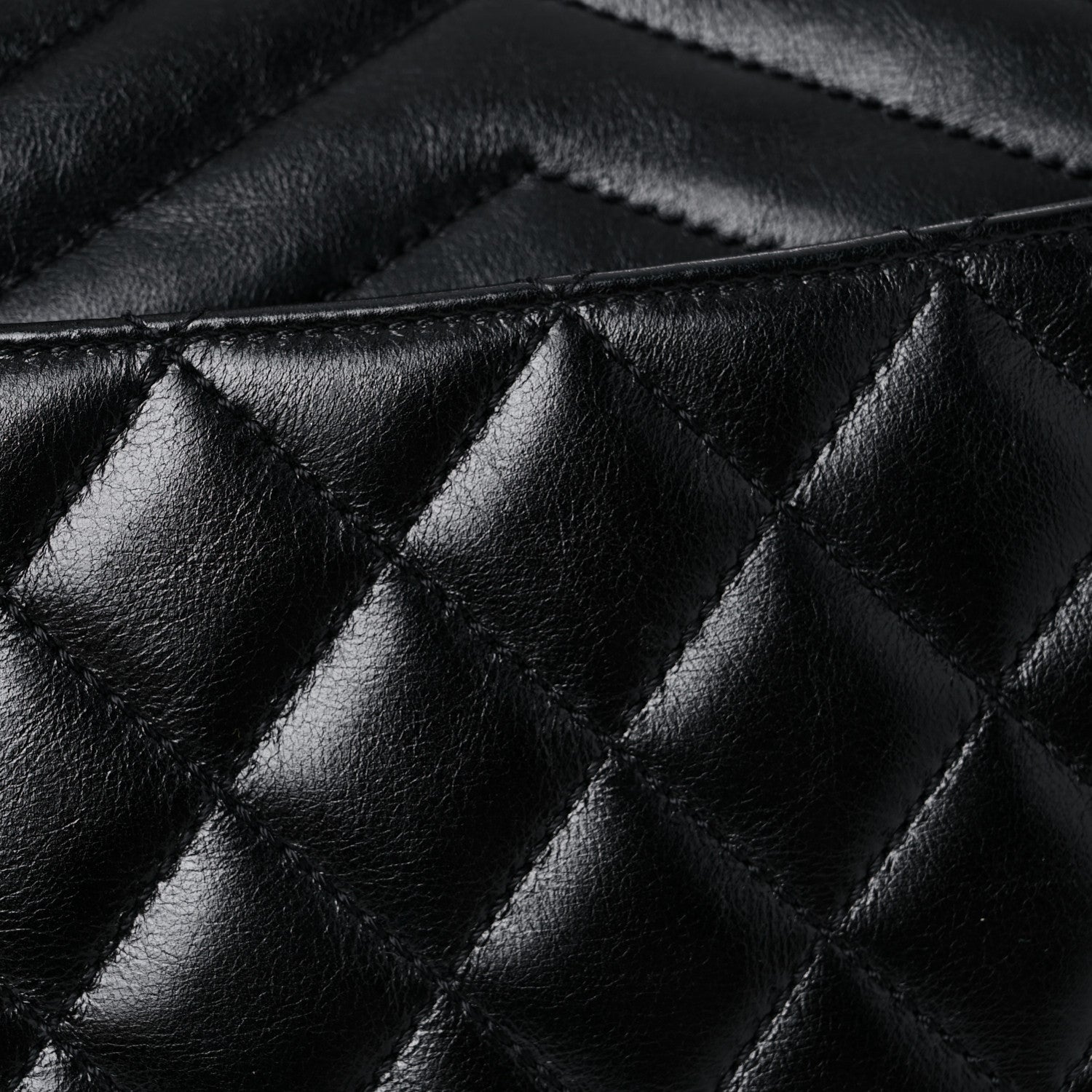 Chanel Calfskin Quilted Large Mad About Quilting Flap Black 18 of 19