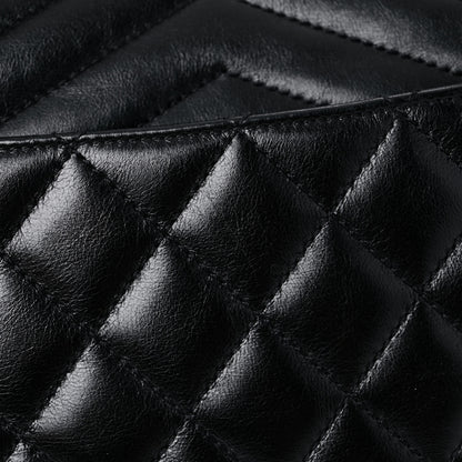 Chanel Calfskin Quilted Large Mad About Quilting Flap Black 18 of 19