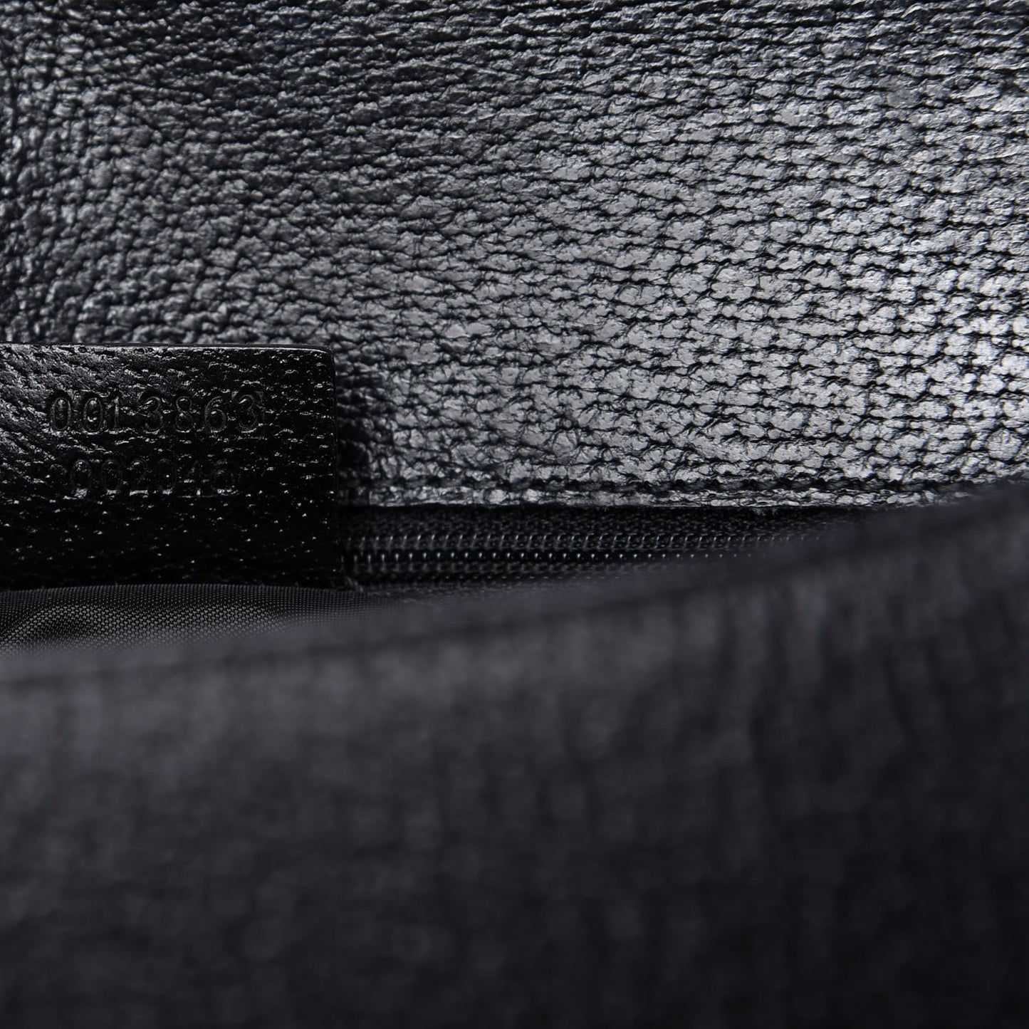 Calfskin Bamboo Baguette Shoulder Bag Black