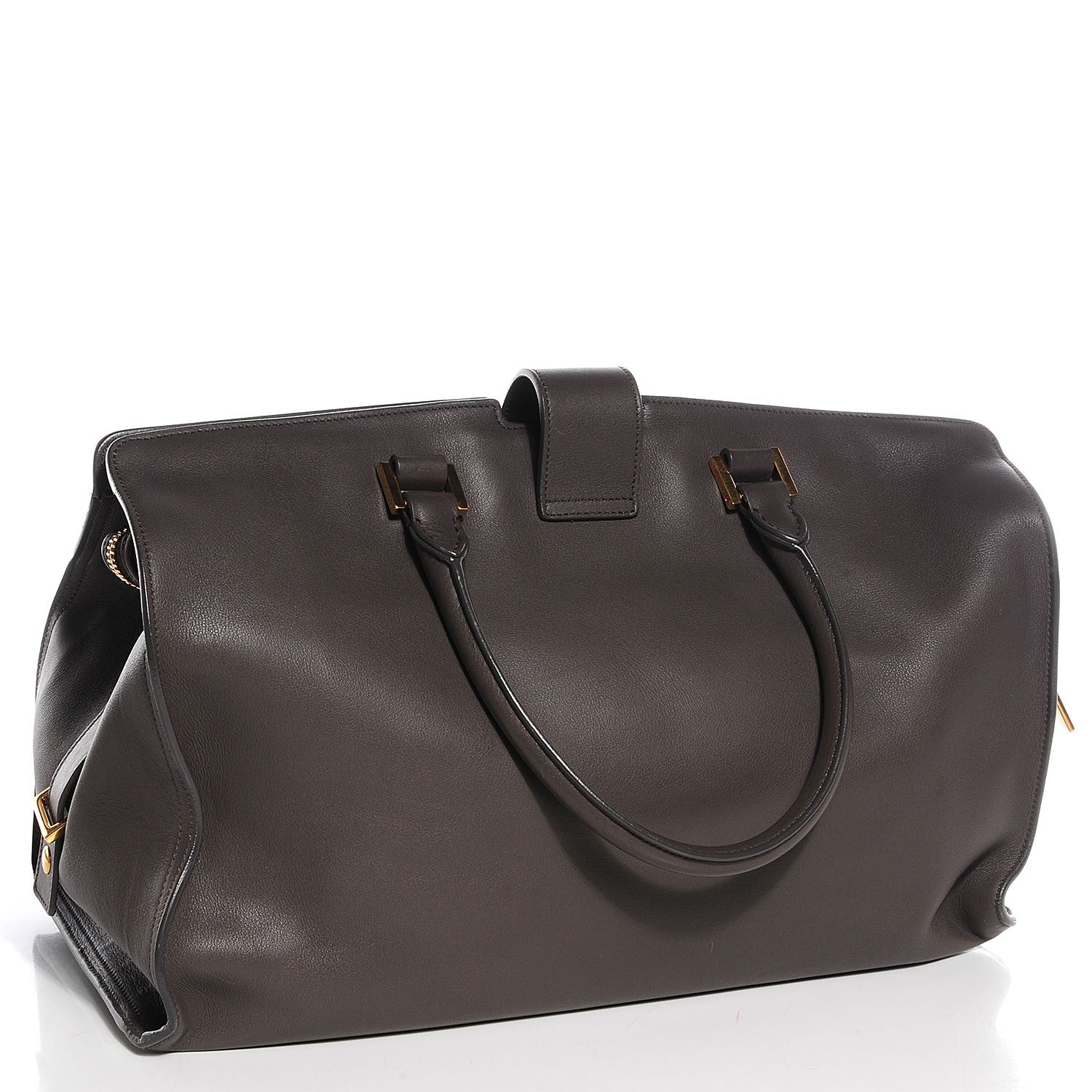 Saint Laurent Calfskin Medium Classic Y Cabas Gray 4 of 8