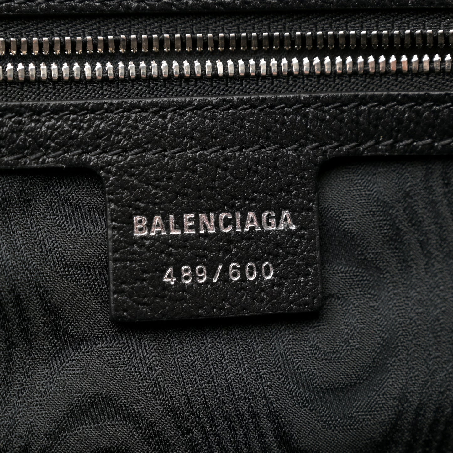 X BALENCIAGA BB Monogram Web Graffiti Medium Ophidia Shopping Tote Black