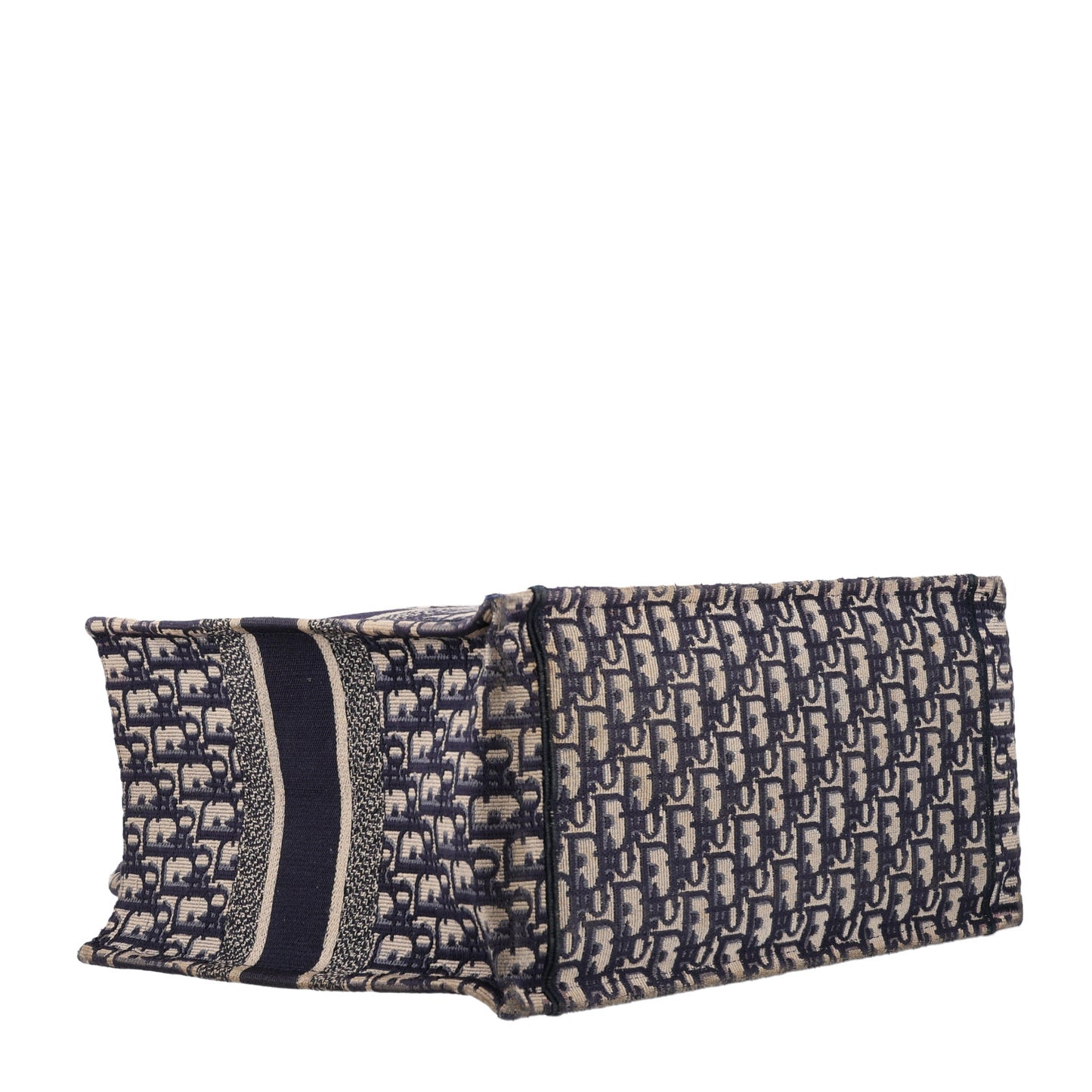 Oblique Medium Book Tote Blue Multicolor