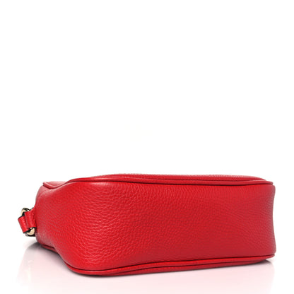 Gucci Pebbled Calfskin Small Soho Disco Bag Tabasco Red 4 of 11