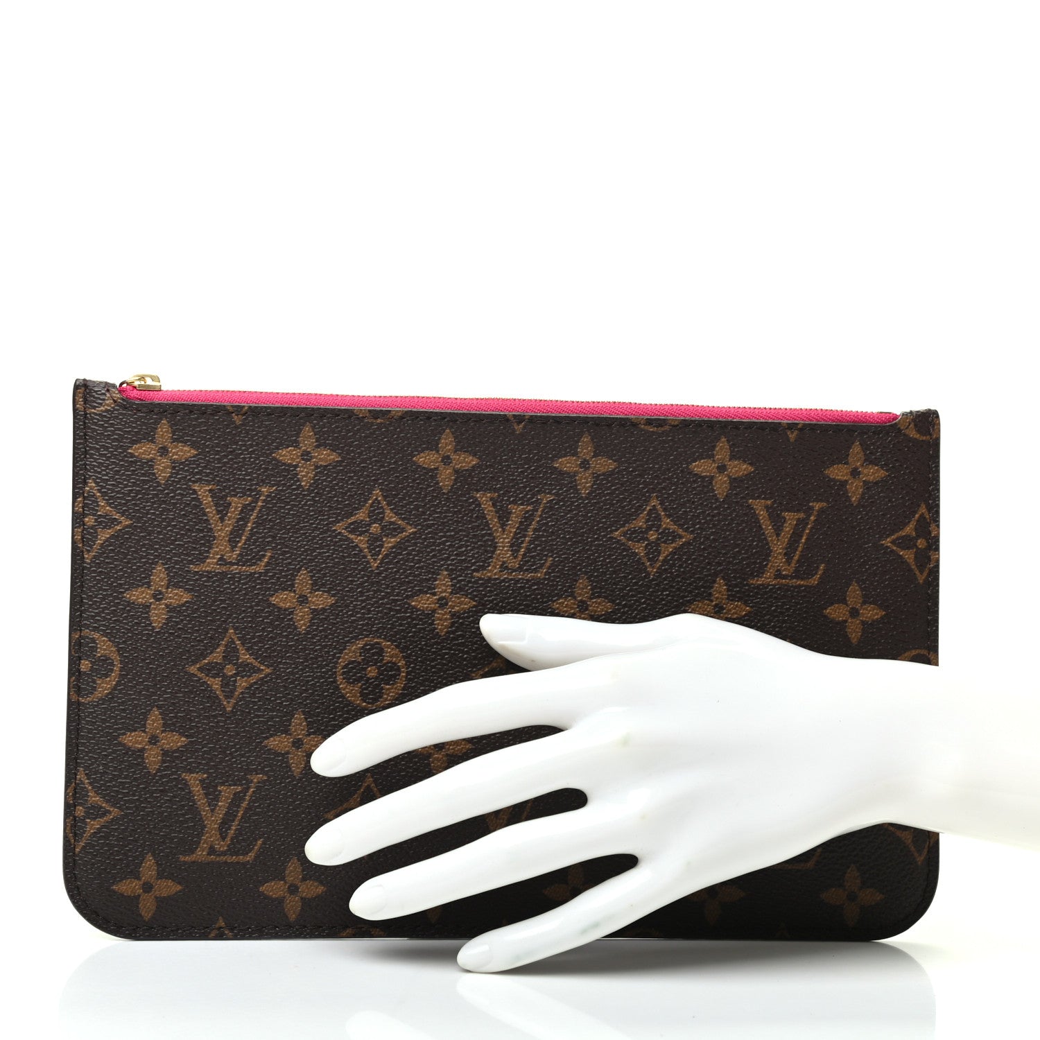 Louis Vuitton Monogram Neverfull MM GM Pochette Pivoine 2 of 7