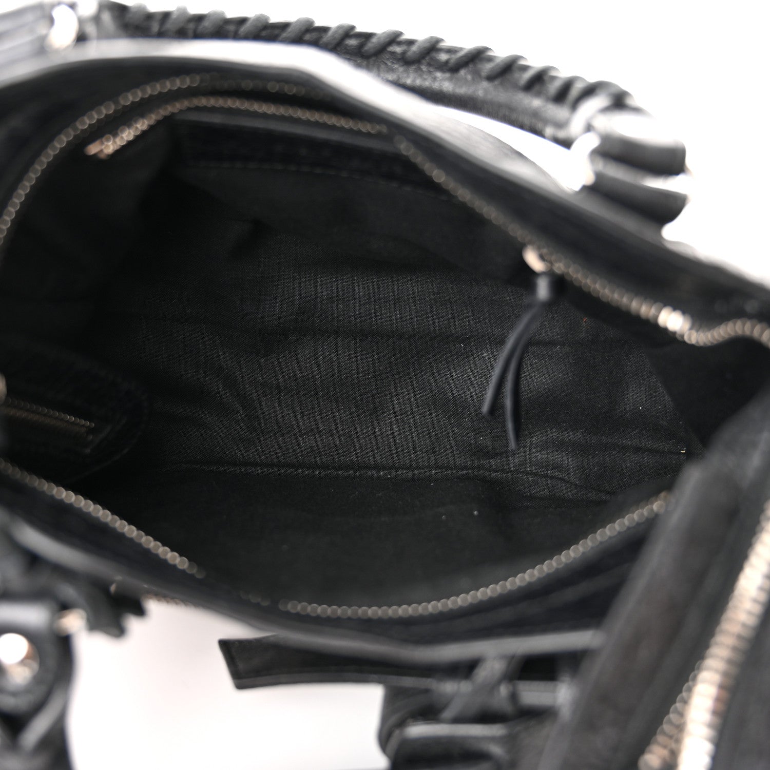 Balenciaga Agneau Classic Silver Hardware Mini City Black 5 of 10
