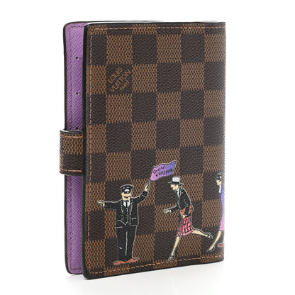Louis Vuitton Damier Ebene Illustre Small Ring Agenda 3 of 7