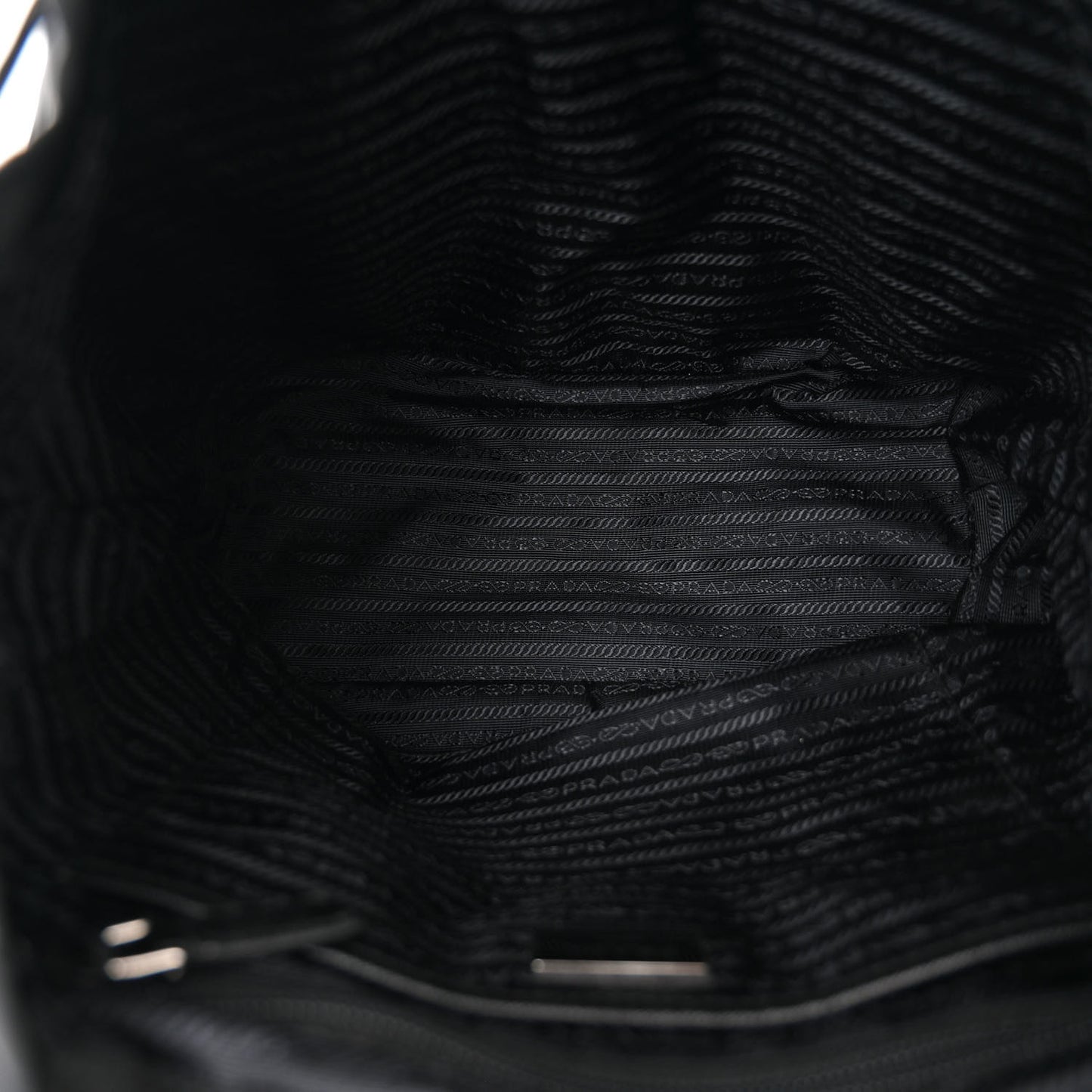 Re-Nylon Tessuto Saffiano Medium Backpack Black