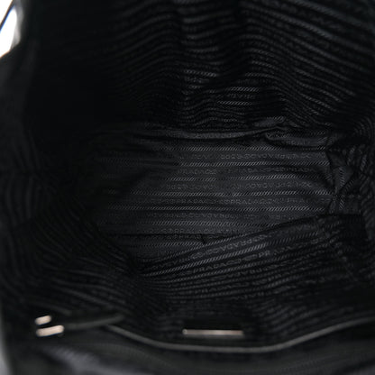 Prada Re-Nylon Tessuto Saffiano Medium Backpack Black 6 of 11