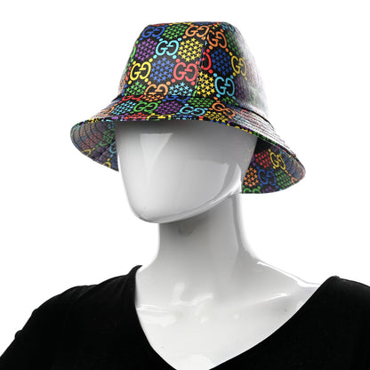 Gucci GG Supreme Monogram Psychedelic Fedora Hat S Multicolor 2 of 10