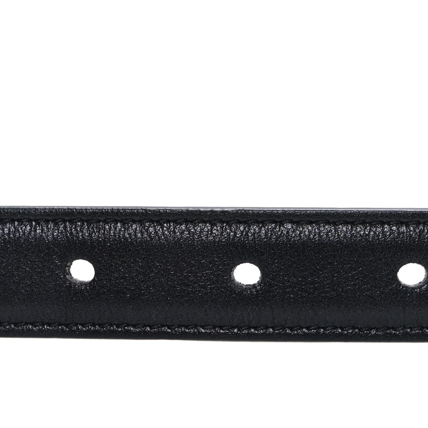 Saint Laurent Smooth Calfskin Monogram Square Buckle Belt 85 34 Black 3 of 6