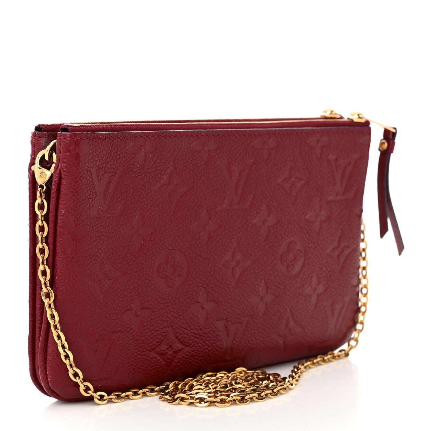 Empreinte Double Zip Pochette Cherry Berry