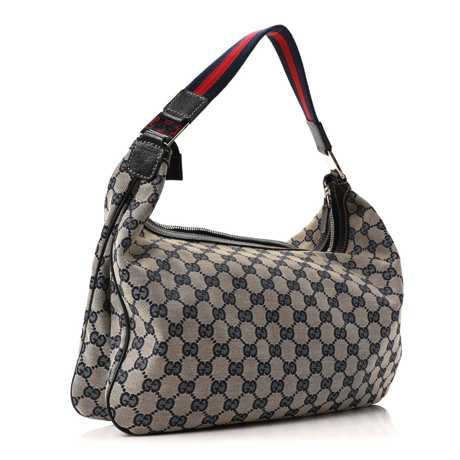 Gucci Monogram Medium Pop Hobo Navy 3 of 10