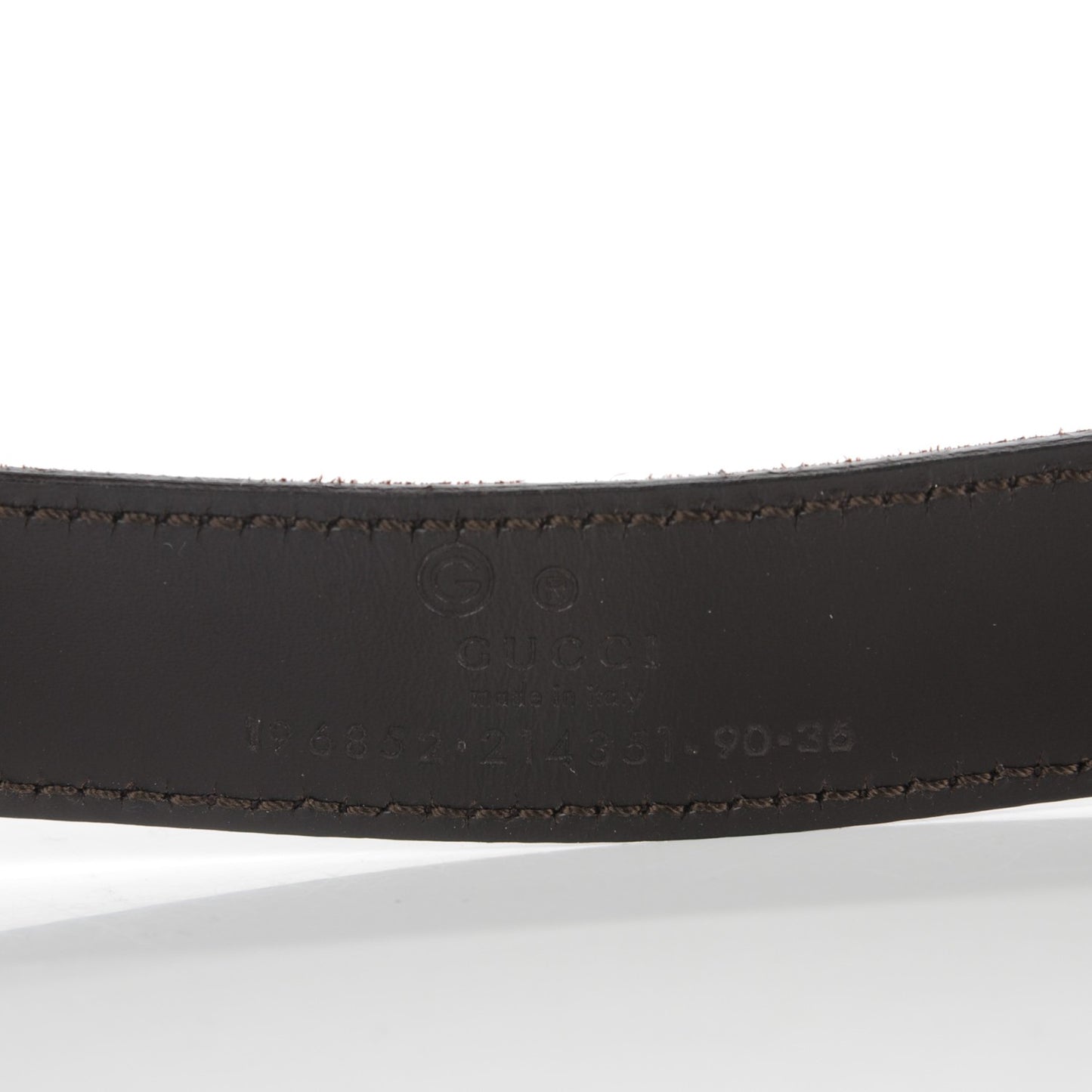 Calfskin Belt 90 36 Dark Brown