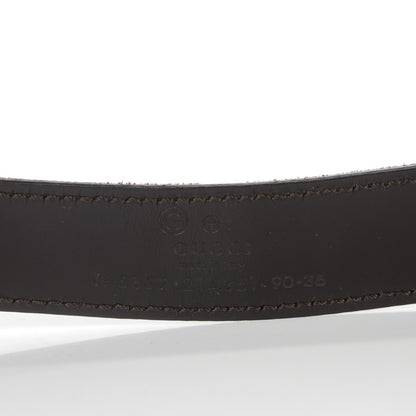 Gucci Calfskin Belt 90 36 Dark Brown 5 of 8