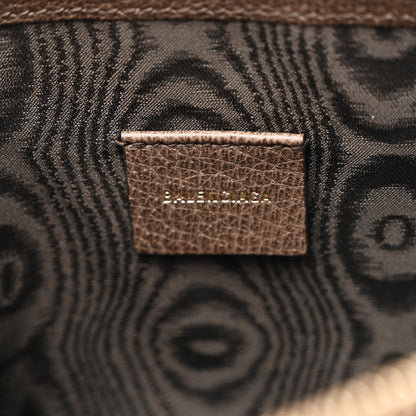 Gucci X BALENCIAGA BB Supreme Monogram Web Ophidia Wristlet Beige New Acero 6 of 8