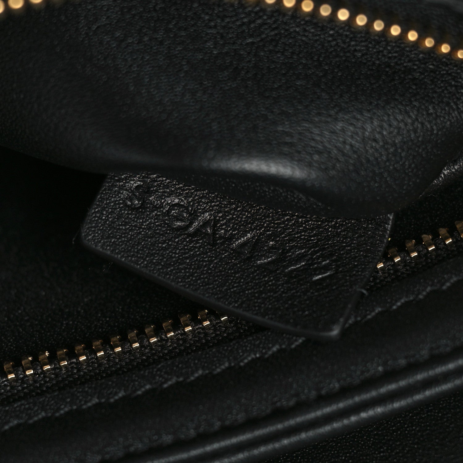 Celine Shiny Calfskin Teen Triomphe Black 7 of 10