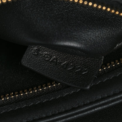 Celine Shiny Calfskin Teen Triomphe Black 7 of 10