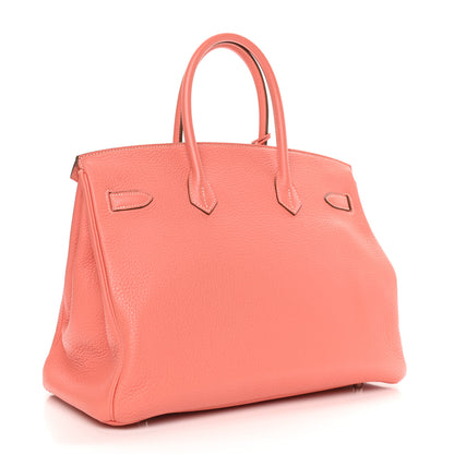 Hermes Taurillon Clemence Birkin 35 Crevette 2 of 9