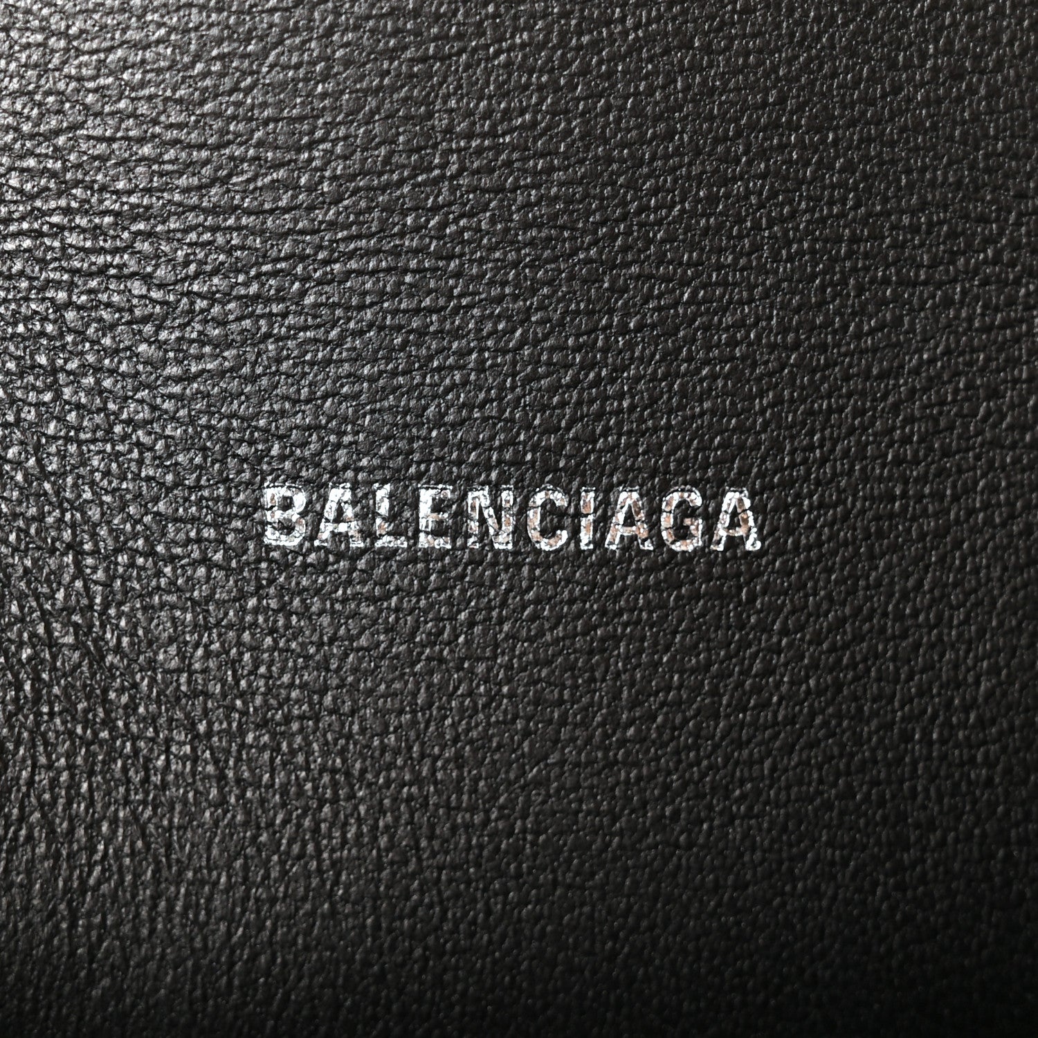 Balenciaga Shiny Calfskin Monochrome Crocodile Embossed Hourglass Top Handle Bag XS Black 6 of 11
