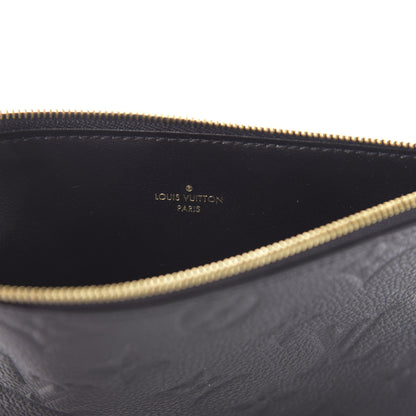 Louis Vuitton Empreinte Felicie Chain Wallet Zippered Insert Black 8 of 9