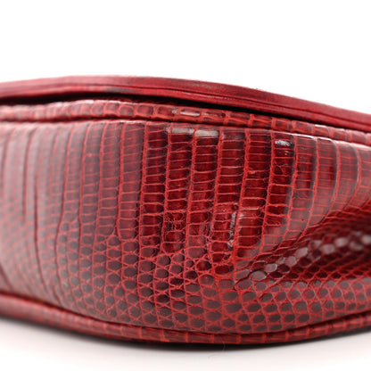 Chanel Lizard CC Mini Flap Bag Red 11 of 16