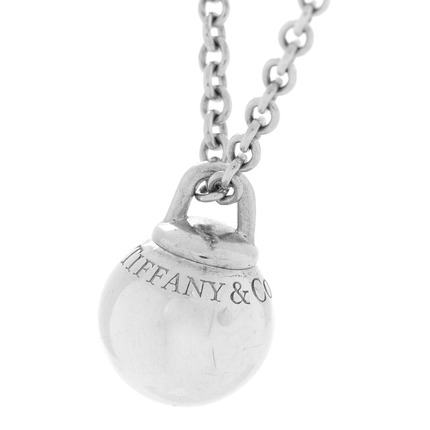 Sterling Silver 8mm HardWear Ball Pendant Necklace