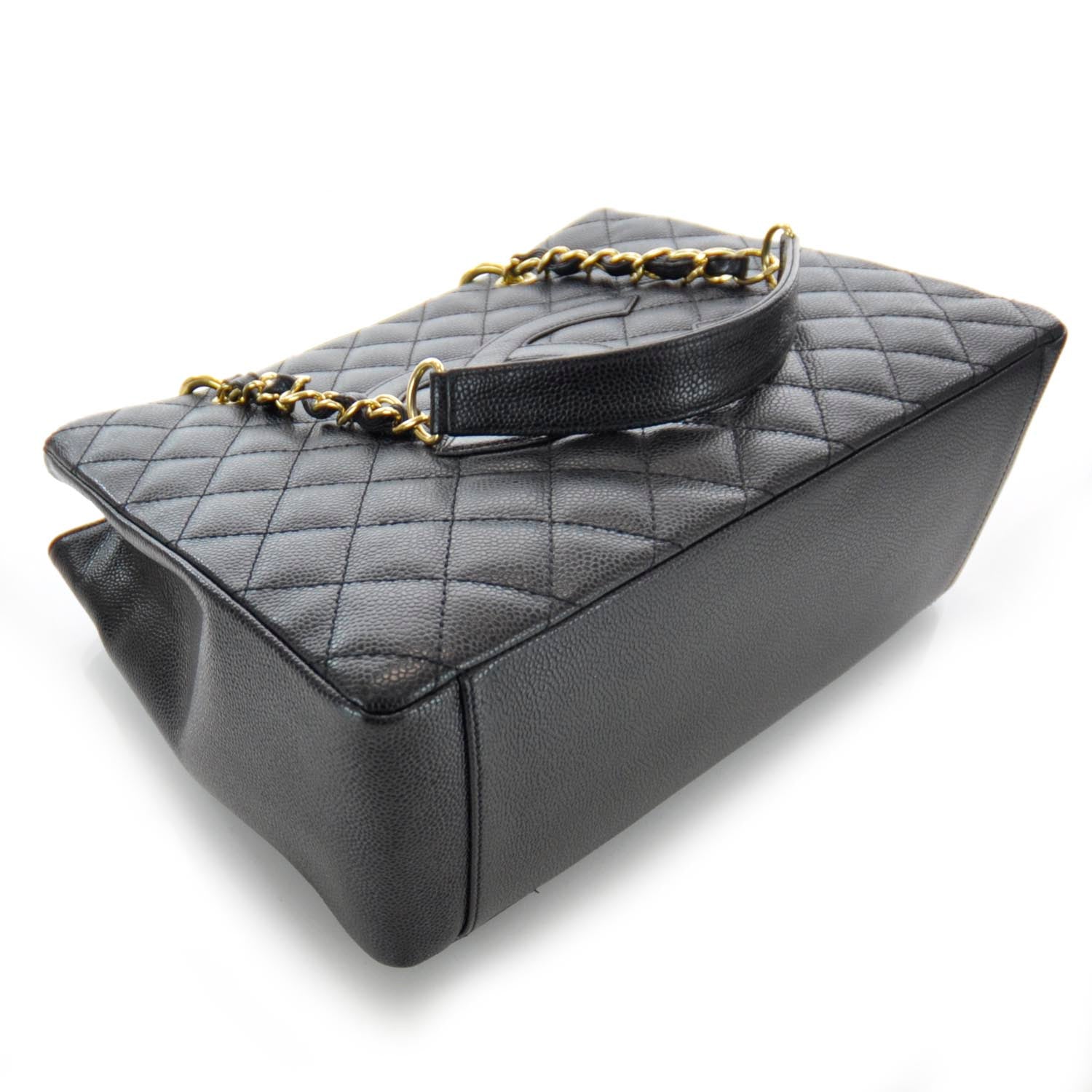Chanel Caviar Grand Shopping Tote GST Black 4 of 7