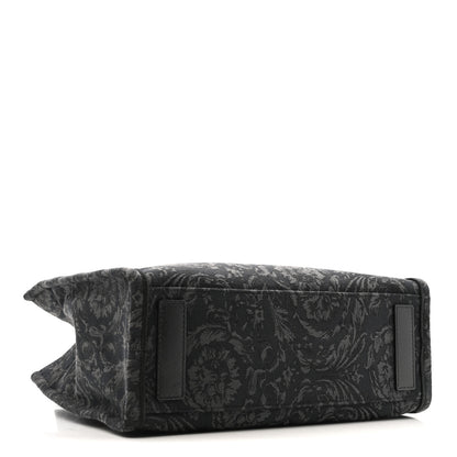 Versace Jacquard Barocco Medium Athena Tote Black 5 of 13