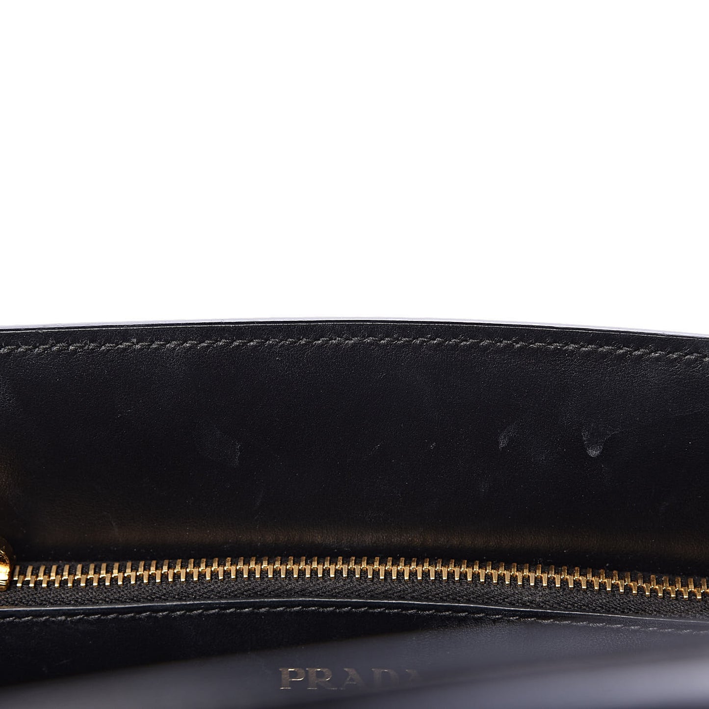 Saffiano Cuir Calfskin Medium Monochrome Top Handle Tote Black