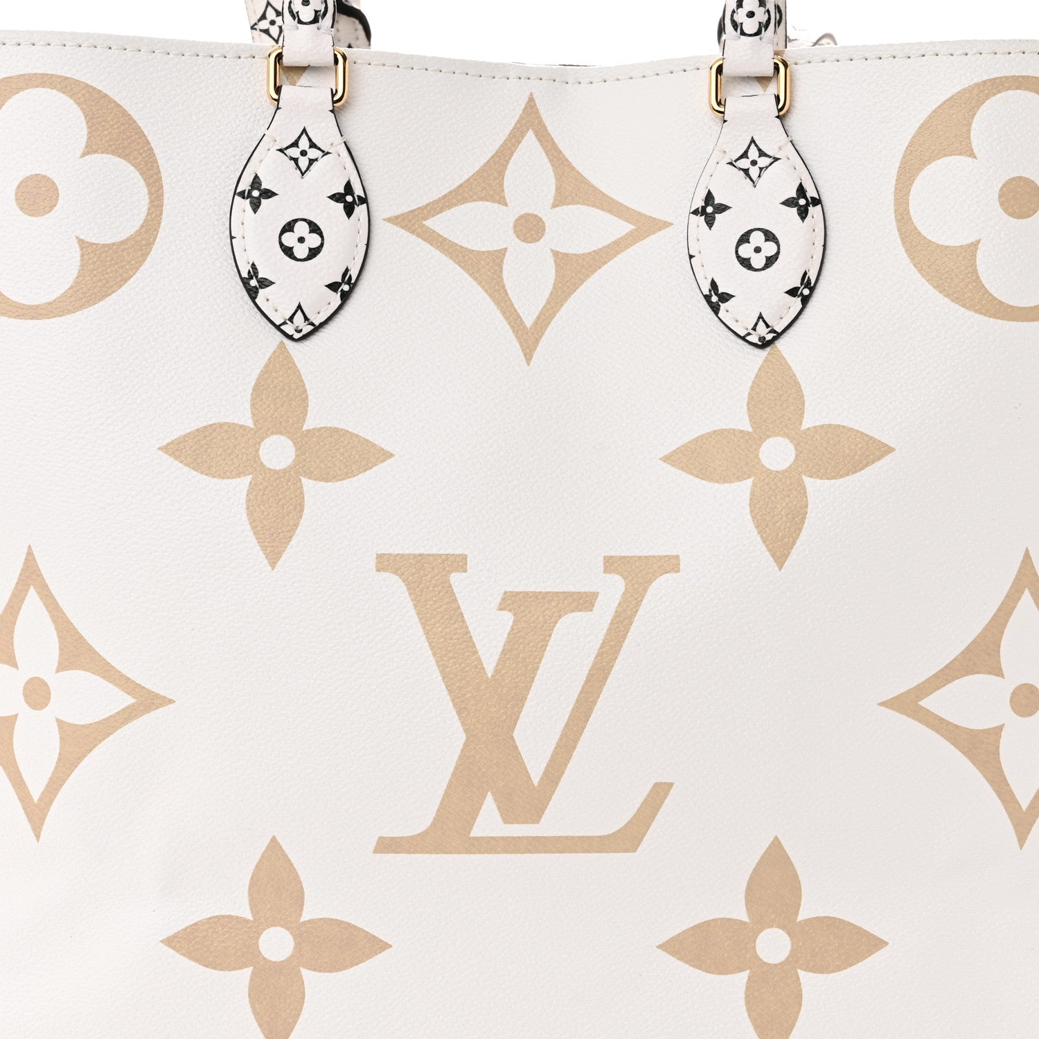 Louis Vuitton Monogram Giant Onthego GM Kaki Beige 7 of 9