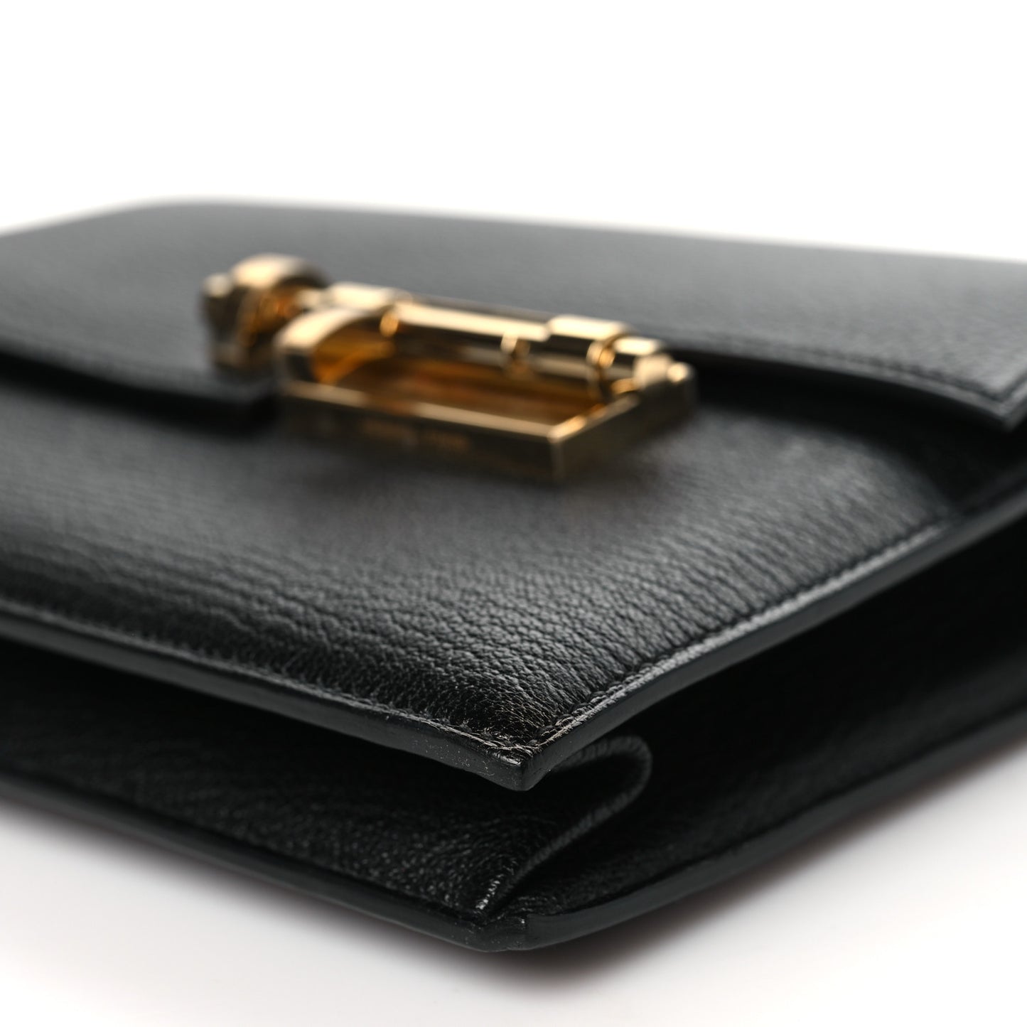 Chevre Mysore Verrou Clutch Black