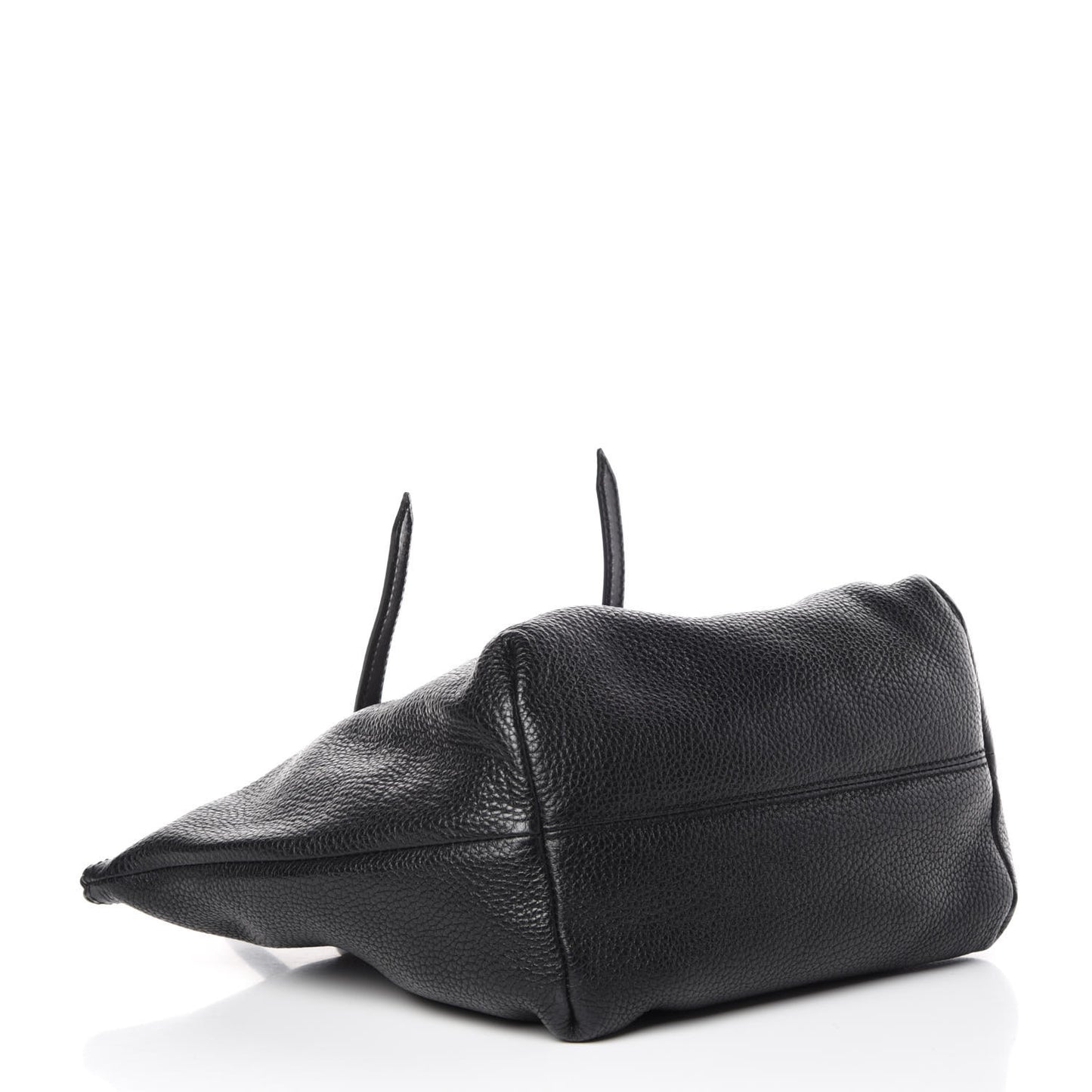 London Grainy Calfskin Small Salisbury Tote Black