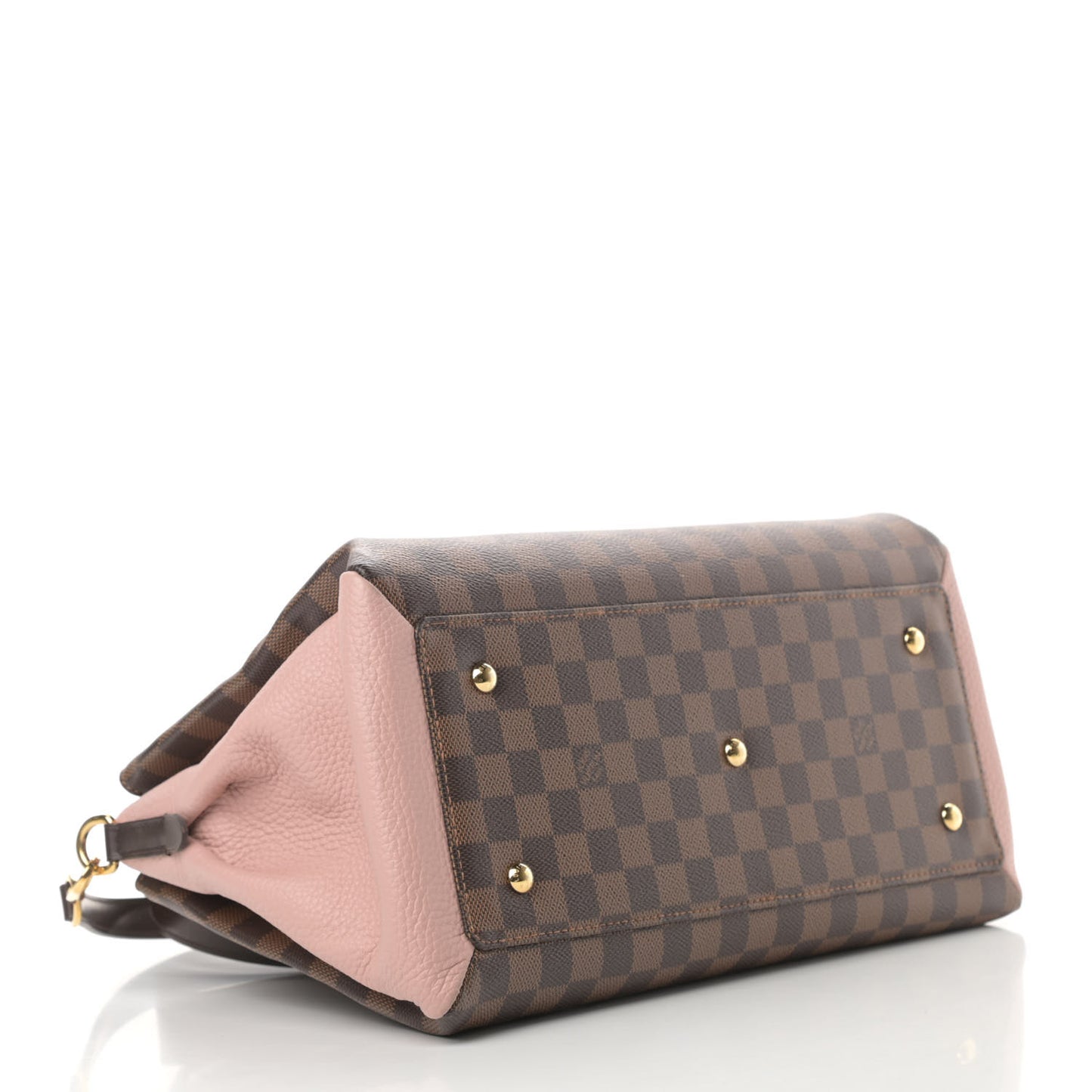 Cuir Taurillon Damier Ebene Normandy Magnolia