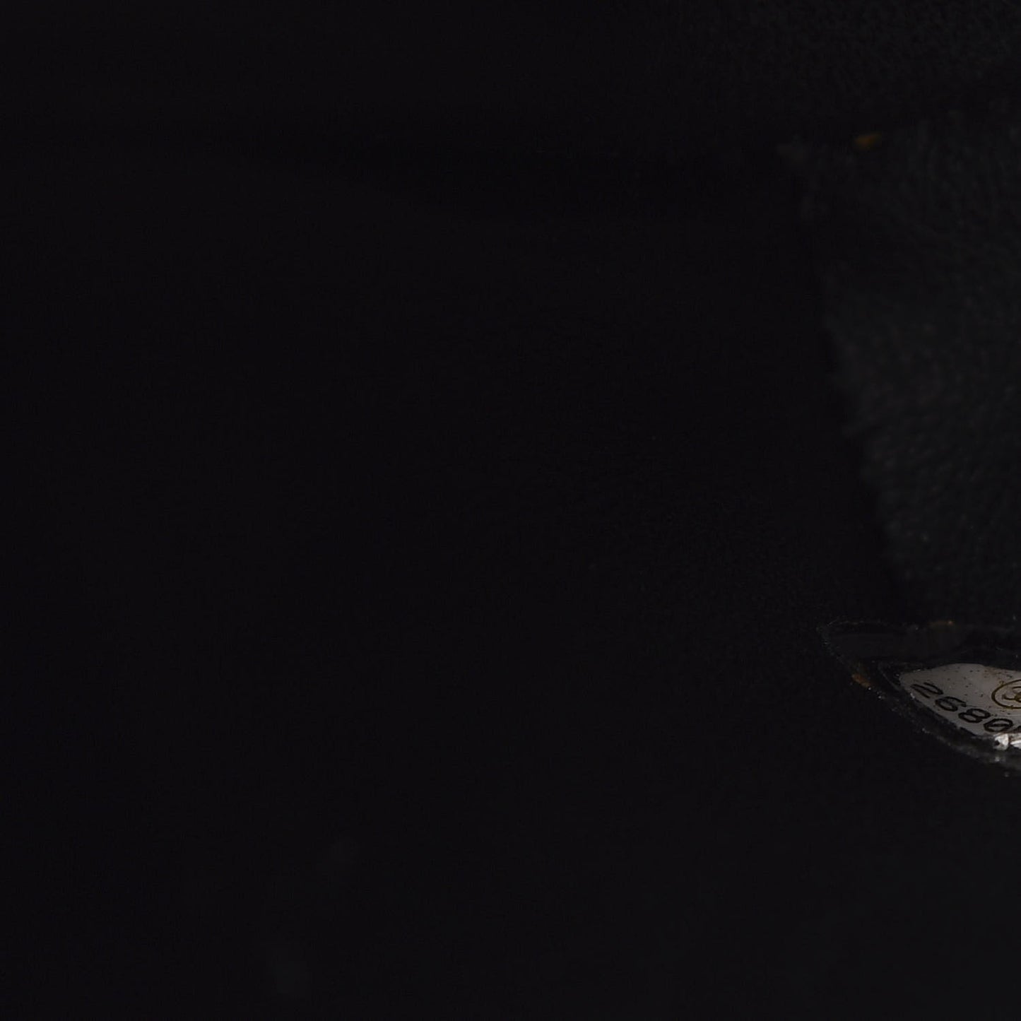 Caviar Quilted Flap Clutch Black