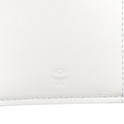 MCM Skyoptic Visetos Tri-Fold Wallet Spectrum Diamond White 6 of 7
